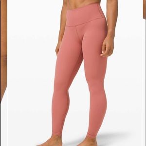 Lululemon Wunder Under High-Rise Tight 28" *Full-On Luxtreme Brier Rose Size 6